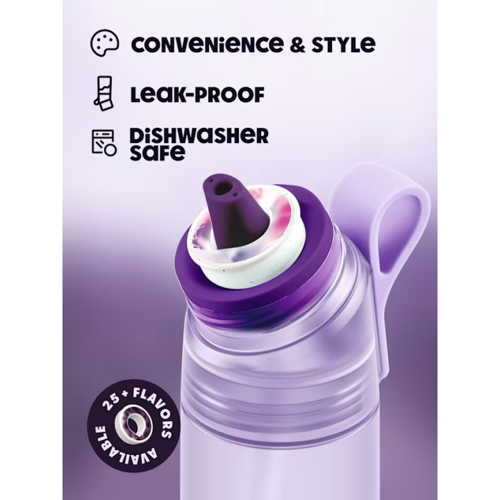 AIR UP Twist Pro Berry Pink 600 ml con 3 Pod | Borraccia Tritan