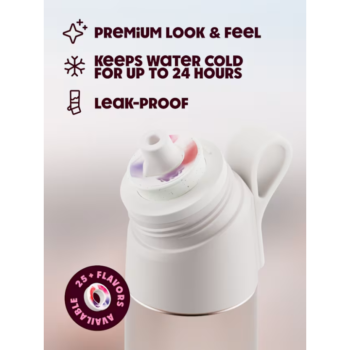 AIR UP Twist Pro Berry Pink 600 ml con 3 Pod | Borraccia Tritan