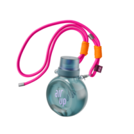 air up® O 800ml - Stormy Blue / Neon Pink Orange Rope | air up